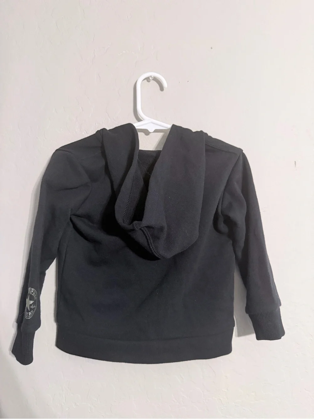 Converse Kids Black Dino Zip Hoodie -18 months